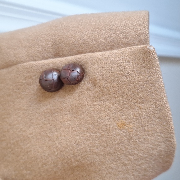 Vintage Corporate Woman 100% Camel Hair Blazer | Size 16 - Picture 8 of 11